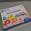 Learning Resources Sorting Surprise Picnic Baskets - Preschool Activities, Play Food for Toddlers, Color Sorting, Number Counter, Fine Motor Games, Birthday Gifts for Boys and Girls