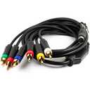 6FT RGBS AV Cable RGB Sync Audio Video RCA Cord for Sega Saturn SS (10pins Plug)