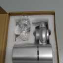 Vortopt Faucet Filter, NSF Certified, 400 Gallon High Efficiency Water Purification System, Fast 99% Chlorine & Odor Removal, Modern Simple Silver with 1 Water FilterT1-Silver