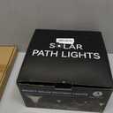 Solar Pathway Lights, 200LM Bright Garden Lights Solar Powered, 29" Tall, Auto ON/Off Outdoor Lighting for Yard Walkway Driveway Landscape Path Decor 4 Pack