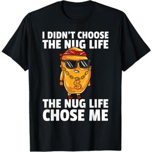 Chicken Nugget Shirt Nug Life Tenders Gangster Lovers Tee T-Shirt M