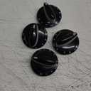 74011287 Gas Range Burner Knob Black Replacement for Maytag gas stove knobs AP4100044 PS2088607 WP74011287VP WP74011287-4 Pack