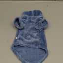 SUNFURA Sweaters for Cats, Hairless Sphynx Sweater Kitten Pullover with Sleeves, Warm and Soft Cat Pajamas Fleece Sweatshirt Jumpsuit, Turtleneck Clothes for Fall Winter, Blue M