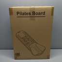 Black Pilates Board,Pilates Reformer Sets,Multifunctional Abdominal Pilates Board for Home Workout Equipment,Portable Foldable Ab Board Pilates Exercise Machine,Pilates Reformer Board for Women