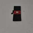 BELINOUS Suede Steering Wheel Leather Wrap (Size S3, Black)