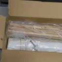 4 PCS Teepee Tent for Kids,Washable Tapered Kids Teepee Tent,Bohemian Teepee Tents,White Collapsible Sleepover Tents,for Boys and Girls Sleepover Pajamas Party Birthday SPA