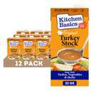 Kitchen Basics Original Turkey Stock, 32 oz Carton, (Pack of 12)