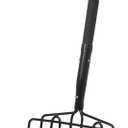 Pitchfork for Gardening, 10 Tines Pitch Fork with Non-Slip Handle, Heavy Duty Pitch Fork for Mulching, 45 Inches