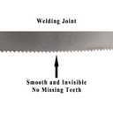 Imachinist S931224SS M42 93" Long, 1/2" Wide, 0.025" Thick, 24 TPI Constant Teeth, Bi-Metal Bandsaw Blades for Cutting Stainless Steel and Hard Metal