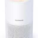 Air Purifiers for Bedroom, FULMINARE H13 True HEPA Air Filter, Quiet Air Cleaner With Night Light,Portable Small Air Purifier for Home, Office, Living Room