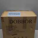 DOBBOR Electric Stand mixer, 9.5QT 660W 6 Speeds Tilt-Head Dough Mixers, Bread Mixer with Dough Hook, Whisk, Beater, Splash Guard for Baking Bread, Cake, Cookie, Pizza, Muffin, Salad and More - Black (Large)