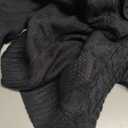 Sidefeel Women's Cardigan Sweaters Hooded Fleece Lined Button Down Front Jackets Winter Coat with Pockets (Black) XL