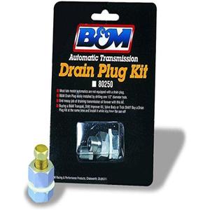 B&M 80250 Automatic Transmission Universal Drain Plug Kit