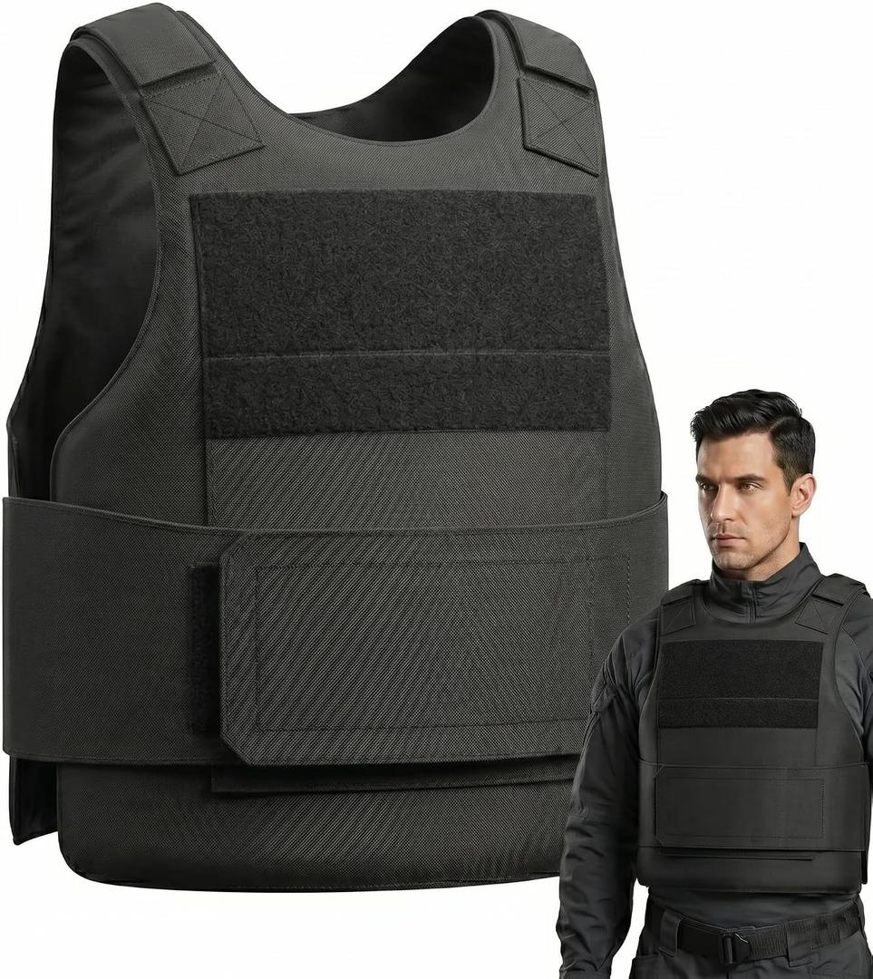 Wild&Escape Tactical Vest for Men Adjustable Airsoft & Paintball Outdoor Gear, SizRelaxed