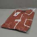 ZESICA Womens Corduroy Shacket Jacket Long Sleeve Button Down Shirt Oversized Blouses Tops with Pockets (Medium, Rust)