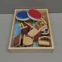 Melissa & Doug My First Wooden Stamp Set  Vehicles Kids Art Projects, Stamps with Washable Ink, Vehicle Toys for Kids Ages 4+