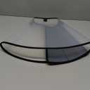 Supet Dog Cone Collar Adjustable After Surgery, Comfortable Pet Recovery Collar & Cone for Large Medium Small Dogs, Elizabethan Dog Neck Collar Plastic Practical (XL(Neck: 16.0~19.5"), White)