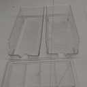 Simple Houseware Soda Can Organizer and Dispenser for Refrigerator / Pantry, Clear, Set of 2