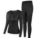 PISIQI Thermal Underwear Women Ultra-Soft Long Johns Set Base Layer Skiing Winter Warm Top & Bottom XS