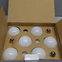 Sunco 12 Pack Vanity Globe Round Light Bulbs G25 LED for Bathroom Mirror 40W Equivalent 6W, 3000K Warm White, Dimmable, 450 LM, E26 Base, Round Frosted Decorative Bulb, UL & Energy Star Listed