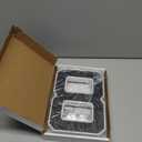 ISUNMEA 9 Inch Solar Lighted House Numbers for Outside, Light Up Waterproof LED Address Numbers Signs for Houses, Large Personalized Illuminated Exterior Modern House Numbers Light (8-Black, 9IN)