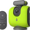Chameleon AI Auto Sports Action Camera - 4K 60FPS Soccer Camera and Basketball Tracking Camera for Team Sports, Live Streaming, No Subscription, Works with iOS & Android (Lemon Green)