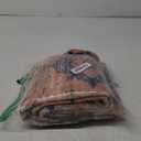 Washable 2x6 Hallway Runner Rug: Vintage Water Resistant Kitchen Entryway Rug Ultra Soft Living Room Bedroom Carpet Thin Non Slip Indoor Floor Mat for Bathroom Laundry (2 X 6,Orange)