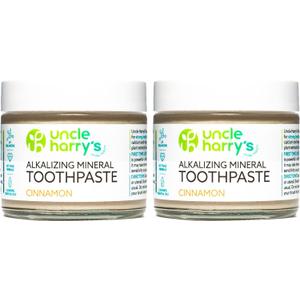 Uncle Harry's Cinnamon Remineralizing Toothpaste, 2 Pack, 3 oz