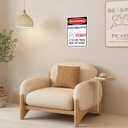 Funny Aluminum Metal Sign (12x8 Inch) - "Never Argue with a Woman If You Win" Wall Art | Good Gift for Friends, Ideal Decor for Study, Entryway, Living Room & Bar | Durable, Weather-Resistant Home Decor (121)