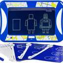 Boogie Board Sketch Studio Kids Authentic Drawing Tablet Activity Kit Includes 10 inch Reusable Drawing Board with Erase-Lock, Drawing Templates and Stylus for Kids Ages 4+