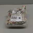 Pangda 30 Pieces Small Size Rose Drawstring Bags Burlap Flower Pouch Bag Linen Gift Pocket Jewelry Pouch for Wedding DIY Craft Party (5.1 x 7 Inch)