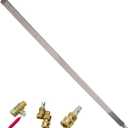 Car Radiator Cleaning Tool,Non Disassembly Water Tank Condenser Cleaning Kit,Dual Use Water Air Flush for Cars, Trucks, RV Radiators (Dual-Purpose Joint +180 Rotary Joint + Valve)