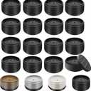 Furniture Risers Bed Risers Heavy Duty 1 inch, 2 inch, 3 inch, 4 inch Round Adjustable Bed Lifts Riser for Desk Legs Table Couch Sofa Chair Refrigerator Washing Machine (1 Inch, Black, 16 Pack)