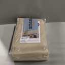 MIULEE Velvet Curtains 96 inches - Luxury Blackout Curtains for Bedroom Living Room Thermal Insulated Super Soft Window Drapes Rod Pocket & Back Tab, Beige, W52 x L96 inches, 2 Panels