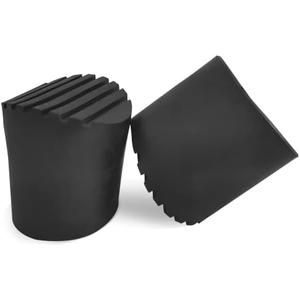 Telescoping Ladder Non Slip Feet Rubber Pads Extension Ladder Feet Cover Accessories Step Ladder Parts Boots Replacement Kit 2Pcs (76mm)
