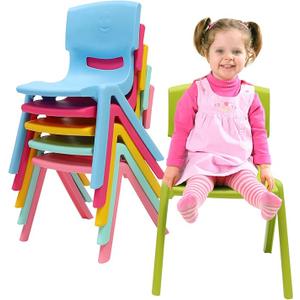 6 Chairs Set: Toddler Activity for 1-8 Year Olds with Craft Desk, Durable Kids Desk and Chair Set for Bedrooms, Playroom, and School, G-Multi