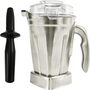 Stainless Steel Container 48oz, Replace for 5000 5200 6300 6500 7500 E310 E320 Pro 200 500 750 vm0101 vm0197, Compatible with C/G-Series Explorian Commercial Ropel Series