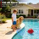 Floating Pool Alarm,100dB ASTM F2208 Certified Pool Alarm System, 26 cm 26 cm 20 cm