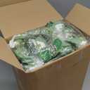 Yunlly 12 Pcs Valentine Candle Rings Wreaths 3 Inch Wedding Centerpiece LED Flameless Candles Rose Eucalyptus Rings for Tables Party Centerpiece Valentines Mother's Day Decoration (White)