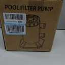 530 GPH Above Ground Pool Filter Pump | Water Circulation, Cartridge Filtration System, Crystal Clear Pool, Energy-Saving Performance | Water Circulation, Cartridge Filtration System, Crystal Clear Pool, Energy-Saving Performance