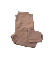 Yoga Leggings with Pockets for Women High Waist Yoga Pants L-XL, Nude