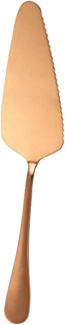 Cake Knife Stainless Steel Cake Shovel Triangle Cheese Shovel Toothed Pizza Shovel Birthday Cake Knife Baking Utensils Rose Gold Cake Shovel