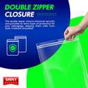 3 Gallon Double Zipper Jumbo Bags, 16x18, Thick Strong Durable Storage Bags for Baby Items, School Supplies, Pants, Bedsheets, Pillowcases, Snacks, Meat Marinate