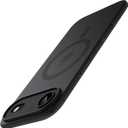 JETech Matte Case for iPhone 17 Air Compatible with MagSafe, Camera Lens Full Protection, Shockproof Translucent Frosted TPU Soft Phone Cover, Anti-Fingerprint, 6.5-Inch Display (Black)