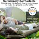 IFORREST Camping Pad with Armrest & Pillow - Self-InflatingAir Mattress, Rollover Protection, Ultra-Comfortable Mat, Lightweight for Tent, Cot, Backpacking(L/XL), Full XL