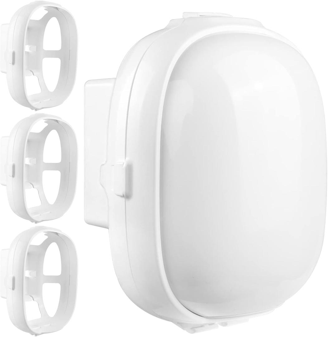 XLTTYWL Google Nest WiFi 6e Router Wall Mount Brackets Holder Stability ABS Protective Case Router Protection for Google Nest WiFi Pro Wi-fi Mesh Network System (White, 3 Pack)