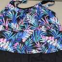 Aqua Eve Two Piece Women's Tankini Swimsuits Blouson Swim Tank Top with Shorts Modest Bathing Suits, Size -XL