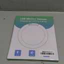 Combuh Battery Operated Shower Light Waterproof Inside, Rechargeable Motion Sensor Ceiling Lights Battery Powered with Remote, No Wiring Magnetic Cordless LED Overhead Lighting for Closet Hallway (1pack, 3CCT-Round)