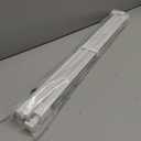 LazBlinds No Tools No Drill 1" Vinyl Mini Blinds, Cordless Blinds for Windows, Light Filtering Horizontal Window Blinds & Shades, 32" W x 48" H, White