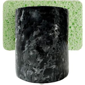 Marble Sponge Holder Sink Sponge Caddy for kichen counter Drying Rack for Sink Organizer Black Modern Stone Kitchen Sink Caddy